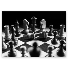 Поздравительная открытка с принтом Шахматы в Тюмени, 100% бумага | плотность бумаги 280 г/м2, матовая, на обратной стороне линовка и место для марки
 | доска | игра | игровая | игры | конь | короли | король | ладья | логика | настольная | настольные | пешка | пешки | спорт | туча | ферзь | шахматный | шахматы