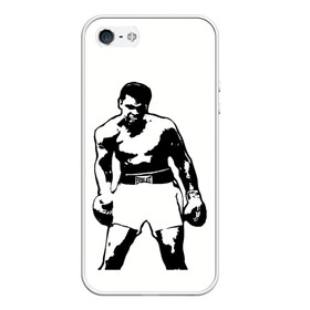 Чехол для iPhone 5/5S матовый с принтом The Greatest (Muhammad Ali) в Тюмени, Силикон | Область печати: задняя сторона чехла, без боковых панелей | Тематика изображения на принте: ali | clay | mohammed | али | боец | боксер | величайший | возможность | искусства | касиус | клей | личность | мозайка | мотивация | мохаммед | мухамед | перчатки | сила | слова | спорт | темный | узор