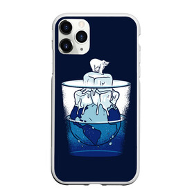 Чехол для iPhone 11 Pro матовый с принтом Polar Ice Bear в Тюмени, Силикон |  | north pole | planet | water | антарктида | антарктика | арктика | белый медведь | в стакане | вода | земля | кубики льда | лед | льдина | льдинка | медведица | медвежонок | на льдине | наполовину полон | планета