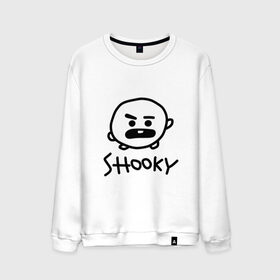 Мужской свитшот хлопок с принтом SHOOKY | BTS в Тюмени, 100% хлопок |  | army | bangtan boys | bt21 | bts | bts stickers | chimmy | cooky | k pop | koya | mang | monster | rap monster | rapmon | rj | rm | shooky | tata | van | бтс | ви | джей хоуп | джонгук | кейпоп | реп монстр | стикеры bts | сюга | чимин | чин