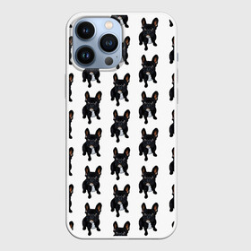 Чехол для iPhone 13 Pro Max с принтом Бульдожки в Тюмени,  |  | love | арт | бульдог | день валентина | день святого | день святого валентина | любовь | много собак | мопс | мопсы | порода | породистые | породистые собаки | породы собак | собака | собаки