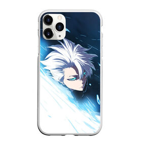 Чехол для iPhone 11 Pro матовый с принтом БЛИЧ | ТОШИРО в Тюмени, Силикон |  | anime | bleach | heroes | hyourinmaru | ichigo | kurosaki | manga | toushiro | аниме | герои | готей | готэй | ичиго | капитан | лёд | манга | осколки | синий | тосиро | хёриммару | хицугая | холод