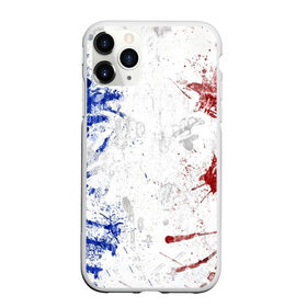 Чехол для iPhone 11 Pro матовый с принтом BLUE WHITE & RED в Тюмени, Силикон |  | Тематика изображения на принте: abstraction | france | texture | абстракция | арт | белый | взрыв | дизайн | искусство | капли | кляксы | краска | красный | красочный | разводы | синий | текстура | флаг | флаг франции | франция | холст | цвета | эмоции