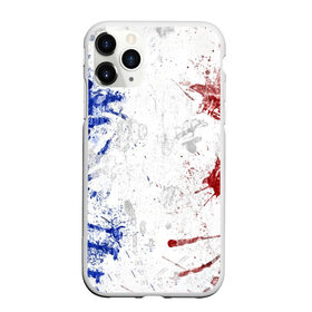 Чехол для iPhone 11 Pro Max матовый с принтом BLUE WHITE & RED в Тюмени, Силикон |  | Тематика изображения на принте: abstraction | france | texture | абстракция | арт | белый | взрыв | дизайн | искусство | капли | кляксы | краска | красный | красочный | разводы | синий | текстура | флаг | флаг франции | франция | холст | цвета | эмоции