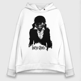 Женское худи Oversize хлопок с принтом Kaneki Ken Tokyo Ghoul в Тюмени, френч-терри — 70% хлопок, 30% полиэстер. Мягкий теплый начес внутри —100% хлопок | боковые карманы, эластичные манжеты и нижняя кромка, капюшон на магнитной кнопке | anime | kaneki ken | tokyo ghoul | tokyo ghoul: re | аниме | анимэ | гули | джузо сузуя | канеки кен | кузен йошимура | наки | нишики нишио | ре | ренджи йомо | ризе камиширо | токийский гуль | тоука киришима | ута