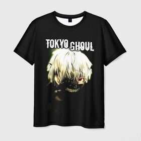 Мужская футболка 3D с принтом Токийский гуль Канеки Кен в Тюмени, 100% полиэфир | прямой крой, круглый вырез горловины, длина до линии бедер | anime | kaneki ken | tokyo ghoul | tokyo ghoul: re | аниме | анимэ | гули | джузо сузуя | канеки кен | кузен йошимура | наки | нишики нишио | ре | ренджи йомо | ризе камиширо | токийский гуль | тоука киришима | ута