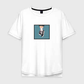 Мужская футболка хлопок Oversize с принтом Кеды в Тюмени, 100% хлопок | свободный крой, круглый ворот, “спинка” длиннее передней части | вансы | кеды | кроссовки | ноги | ножки | подвороты | рисуночек | тело | человечек | человечки