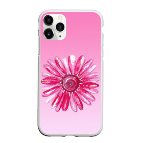 Чехол для iPhone 11 Pro Max матовый с принтом розовая ромашка в Тюмени, Силикон |  | акварель | арт | весна | гортензия | лето | природа | рисунок | розовый | ромашка | свежесть | цветок | цветы | яркий | ярко