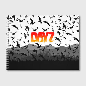 Альбом для рисования с принтом DAYZ в Тюмени, 100% бумага
 | матовая бумага, плотность 200 мг. | action | day z | dayz | dayz 2 | namalask | standalone. | выживание | дей зи | дейзи | игра | лес | намальск