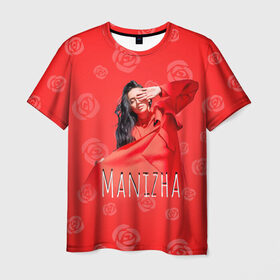 Мужская футболка 3D с принтом Манижа Manizha в Тюмени, 100% полиэфир | прямой крой, круглый вырез горловины, длина до линии бедер | manizha | далеровна | душанбе | евровидение | евровидение 2021 | манижа | певица | таджикистан | хамраева