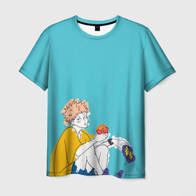 Мужская футболка 3D с принтом Итадори Магическая битва в Тюмени, 100% полиэфир | прямой крой, круглый вырез горловины, длина до линии бедер | jujutsu kaisen | итадори | итадори юдзи | магическая битва | сукуна | юджи