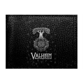 Обложка для студенческого билета с принтом Valheim Руны Иггдрасиль в Тюмени, натуральная кожа | Размер: 11*8 см; Печать на всей внешней стороне | Тематика изображения на принте: valheim | вальхейм | дерево | иггдрасиль | игдрасиль | игра | икдросиль | логотип игры | мировое древо | много рун | паттерн | руна | руны