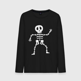 Мужской лонгслив хлопок с принтом Мультяшный скелет в Тюмени, 100% хлопок |  | bone | cartoon | dead | design | fun | funny | halloween | human | illustration | skeleton | vector | вечеринка | жутко.skull | кости | кость | персонаж | скелет | скелеты | страшно | тело | хэллоуин иллюстрация | человек мертвый | череп
