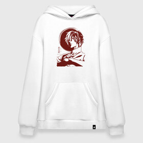 Худи SuperOversize хлопок с принтом Kaneki Ken Tokyo Ghoul в Тюмени, 70% хлопок, 30% полиэстер, мягкий начес внутри | карман-кенгуру, эластичная резинка на манжетах и по нижней кромке, двухслойный капюшон
 | anime | kaneki ken | tokyo ghoul | tokyo ghoul: re | аниме | анимэ | гули | джузо сузуя | канеки кен | кузен йошимура | наки | нишики нишио | ре | ренджи йомо | ризе камиширо | токийский гуль | тоука киришима | ута