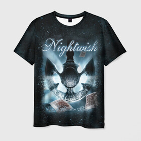 Мужская футболка 3D с принтом NIGHTWISH в Тюмени, 100% полиэфир | прямой крой, круглый вырез горловины, длина до линии бедер | metal | nightwish | tarja turunen | метал | музыка | найтвиш | рок | симфо метал | тарья турунен