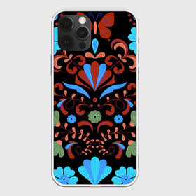 Чехол для iPhone 12 Pro Max с принтом РОСПИСЬ ЦВЕТАМИ в Тюмени, Силикон |  | астры | герберы | паттерн | розы | тюльпаны | узоры | цветы