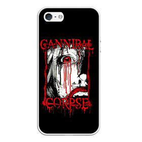 Чехол для iPhone 5/5S матовый с принтом Cannibal Corpse | 2 в Тюмени, Силикон | Область печати: задняя сторона чехла, без боковых панелей | band | cannibal corpse | metal | music | rock | атрибутика | группа | метал | музыка | рок