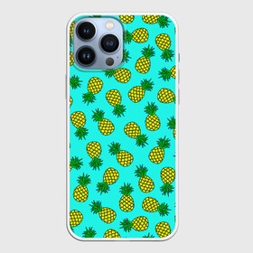 Чехол для iPhone 13 Pro Max с принтом Ананасы аква в Тюмени,  |  | ananas | aqua | exotic | food | pineapple | summer | tropical | аква | ананасики | ананасы | десерт | джунгли | еда | лето | листья | море | овощи | океан | острова | отпуск | пальмы | плоды | пляж | растения | тропики | тропические