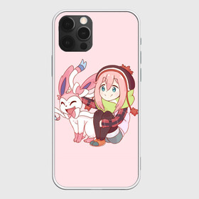 Чехол для iPhone 12 Pro Max с принтом Nadeshiko в Тюмени, Силикон |  | anime | yuru camp | аниме | анимэ | лагерь на свежем воздухе | надэсико | рин | фудзи