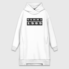 Платье-худи хлопок с принтом Tommy 1985 в Тюмени,  |  | 1985 | black white | tommy | tommy hilfiger | tommy jeans | лого | минимализм | томми | томми джинс | томми хилфигер | хилфигер | черно белое