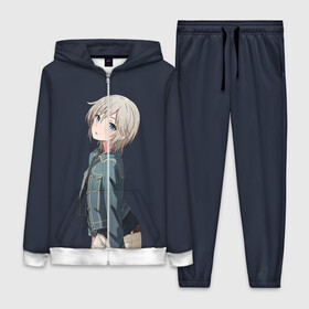 Женский костюм 3D с принтом Аниме Тян в джинсовке в Тюмени,  |  | anime | denim jacket | eyes | girl | shorts | teen | teenager | аниме | глаза | девочка | джинсовка | подросток | тинейджер | тян | шорты