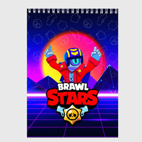 Скетчбук с принтом BRAWL STARS STU в Тюмени, 100% бумага
 | 48 листов, плотность листов — 100 г/м2, плотность картонной обложки — 250 г/м2. Листы скреплены сверху удобной пружинной спиралью | brawl stars | skin | stu | бравл старс | бравлеры | персонаж | приватный сервер | робот. | скин | сту