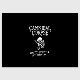 Поздравительная открытка с принтом Cannibal Corpse в Тюмени, 100% бумага | плотность бумаги 280 г/м2, матовая, на обратной стороне линовка и место для марки
 | Тематика изображения на принте: cannibal corpse | kreator | punk rock | slayer | sodom | анархия | блэк метал | гаражный рок | гранж | дэт метал | металл | панк рок | рок музыка | рок н ролл | рокер | треш метал | труп каннибал | тяжелый рок | хард рок