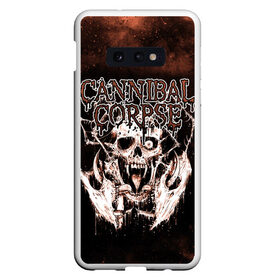 Чехол для Samsung S10E с принтом Cannibal Corpse в Тюмени, Силикон | Область печати: задняя сторона чехла, без боковых панелей | canibal corpse | cannibal corpse | death metal | группы | дэт метал | канибал корпс | метал | рок