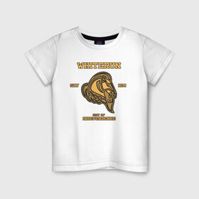 Детская футболка хлопок с принтом Город Вайтран - Skyrim в Тюмени, 100% хлопок | круглый вырез горловины, полуприлегающий силуэт, длина до линии бедер | skyrim | tes | varsity | whiterun | вайтран | видеоигры | город | скайрим