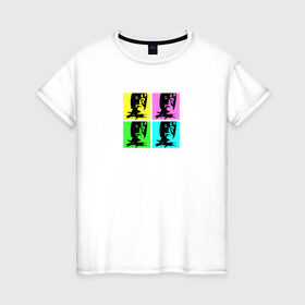 Женская футболка хлопок с принтом Gachimuchi / Гачимучи в Тюмени, 100% хлопок | прямой крой, круглый вырез горловины, длина до линии бедер, слегка спущенное плечо | gachimuchi | mem | гачимучи | мем | прикол | юмор