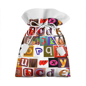 Подарочный 3D мешок с принтом Английские буквы # 2 в Тюмени, 100% полиэстер | Размер: 29*39 см | Тематика изображения на принте: english | the letters | английский | буква | буквы
