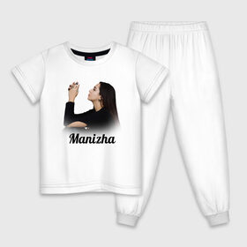Детская пижама хлопок с принтом Манижа  Manizha в Тюмени, 100% хлопок |  брюки и футболка прямого кроя, без карманов, на брюках мягкая резинка на поясе и по низу штанин
 | manizha | далеровна | душанбе | евровидение | евровидение 2021 | манижа | певица | таджикистан | хамраева