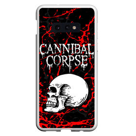 Чехол для Samsung S10E с принтом CANNIBAL CORPSE в Тюмени, Силикон | Область печати: задняя сторона чехла, без боковых панелей | cannibal corpse | evisceration plague | hammer smashed face. | violence unimagined | дэт метал | музыка | рок | труп каннибала