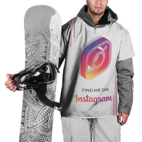 Накидка на куртку 3D с принтом Инстаграм / Instagram в Тюмени, 100% полиэстер |  | facebook | instagram | инста | инстаграм | платформа | приложение | редактор фотографий | социальная сеть | соцсеть