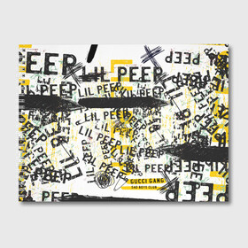 Альбом для рисования с принтом LIL PEEP Vintage Graffiti Wall в Тюмени, 100% бумага
 | матовая бумага, плотность 200 мг. | baby | bart | bird | cry | cry baby | cry dead smile | crybaby | gucci gang | lil peep | lil prince | logobombing | love | pattern | pink | граффити | гуччи | зарубежная музыка | лил пип | логобомбинг | любовь | маленький принц | малыш | патт