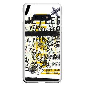 Чехол для Samsung S10E с принтом LIL PEEP Vintage Graffiti Wall в Тюмени, Силикон | Область печати: задняя сторона чехла, без боковых панелей | baby | bart | bird | cry | cry baby | cry dead smile | crybaby | gucci gang | lil peep | lil prince | logobombing | love | pattern | pink | граффити | гуччи | зарубежная музыка | лил пип | логобомбинг | любовь | маленький принц | малыш | патт