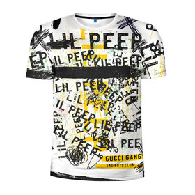 Мужская футболка 3D спортивная с принтом LIL PEEP Vintage Graffiti Wall в Тюмени, 100% полиэстер с улучшенными характеристиками | приталенный силуэт, круглая горловина, широкие плечи, сужается к линии бедра | baby | bart | bird | cry | cry baby | cry dead smile | crybaby | gucci gang | lil peep | lil prince | logobombing | love | pattern | pink | граффити | гуччи | зарубежная музыка | лил пип | логобомбинг | любовь | маленький принц | малыш | патт