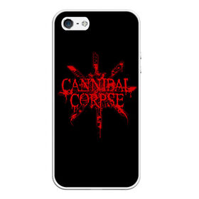 Чехол для iPhone 5/5S матовый с принтом Cannibal Corpse в Тюмени, Силикон | Область печати: задняя сторона чехла, без боковых панелей | cannibal | cannibal corpse | corpse | trash | алекс уэбстер | брутальный дэт метал | дэт метал | дэтграйнд | пол мазуркевич