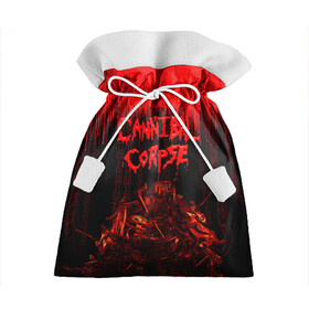 Подарочный 3D мешок с принтом CANNIBAL CORPSE в Тюмени, 100% полиэстер | Размер: 29*39 см | blood | cannibal corpse | death metal | grunge | hardcore | music | punk | rock | usa | группа | канибал | кровь | метал | музыка | рок | сша | труп