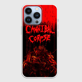 Чехол для iPhone 13 Pro с принтом CANNIBAL CORPSE в Тюмени,  |  | blood | cannibal corpse | death metal | grunge | hardcore | music | punk | rock | usa | группа | канибал | кровь | метал | музыка | рок | сша | труп