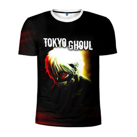 Мужская футболка 3D спортивная с принтом Канеки Кен в тени в Тюмени, 100% полиэстер с улучшенными характеристиками | приталенный силуэт, круглая горловина, широкие плечи, сужается к линии бедра | anime | kaneki ken | tokyo ghoul | tokyo ghoul: re | аниме | анимэ | гули | джузо сузуя | канеки кен | кузен йошимура | наки | нишики нишио | ре | ренджи йомо | ризе камиширо | токийский гуль | тоука киришима | ута