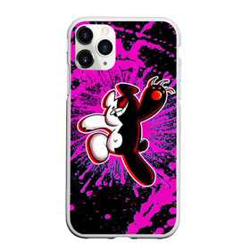 Чехол для iPhone 11 Pro матовый с принтом MONOKUMA PAINT в Тюмени, Силикон |  | anime | danganronpa | enoshima | junko | monokuma | аниме | джунко | игра | манга | медведь | монокума | робот медведь | эношима