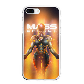 Чехол для iPhone 7Plus/8 Plus матовый с принтом mass effect в Тюмени, Силикон | Область печати: задняя сторона чехла, без боковых панелей | Тематика изображения на принте: bioware | n7 | shepard | броня | жнецы | масс эффект | н7 | шепард | эффект массы