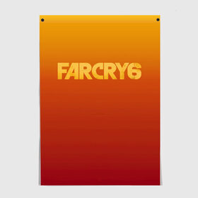 Постер с принтом FarCry6 в Тюмени, 100% бумага
 | бумага, плотность 150 мг. Матовая, но за счет высокого коэффициента гладкости имеет небольшой блеск и дает на свету блики, но в отличии от глянцевой бумаги не покрыта лаком | crytek | ubisoft | революция | яра