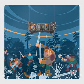 Магнитный плакат 3Х3 с принтом Valheim в Тюмени, Полимерный материал с магнитным слоем | 9 деталей размером 9*9 см | fantasy | mmo | valheim | valve | валхейм | вальхейм | викинги | выживалка | игра | королевская битва | ммо | ролевая игра | фэнтази
