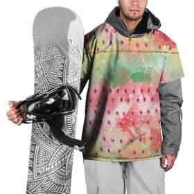 Накидка на куртку 3D с принтом Бархатный арбуз в Тюмени, 100% полиэстер |  | Тематика изображения на принте: berry | harvest | summer | velvet watermelon | watermelon | арбуз | бархатный арбуз | лето | урожай | ягода