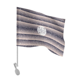 Флаг для автомобиля с принтом Круг АПВ 46СМ в Тюмени, 100% полиэстер | Размер: 30*21 см | qr код | амулет | антивирус | антидепрессант | антистресс | градиент | иммуномодулятор | коллаж | круг | миндальный | оберег | талисман | темносиний