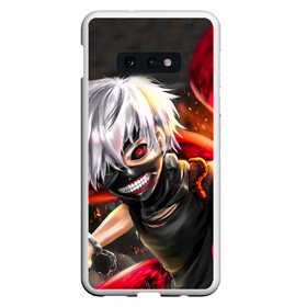 Чехол для Samsung S10E с принтом Kaneki Ghoul в Тюмени, Силикон | Область печати: задняя сторона чехла, без боковых панелей | anime | kaneki ken | manga | tokyo ghoul | аниме | джузо сузуя. | канеки кен | манга | манга гуля | перерождение | токийский гуль | токийском гуле