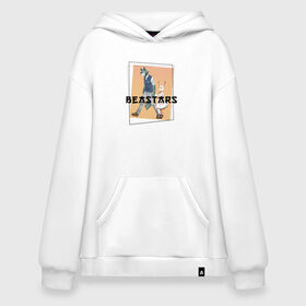 Худи SuperOversize хлопок с принтом Beastars | Выдающиеся звери | Рамка в Тюмени, 70% хлопок, 30% полиэстер, мягкий начес внутри | карман-кенгуру, эластичная резинка на манжетах и по нижней кромке, двухслойный капюшон
 | 2 | anime | beastars | аниме | второй | выдающиеся | геометрия | джек | джуно | животные | звери | зверята | легоси | луи | манга | рамка | сезон | сериал | хару