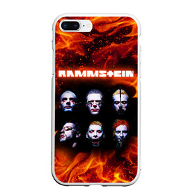 Чехол для iPhone 7Plus/8 Plus матовый с принтом RAMMSTEIN в Тюмени, Силикон | Область печати: задняя сторона чехла, без боковых панелей | du hast | mein herz brennt | music. | ohne dich | rammstein | rock | till lindemann | музыка | рамштайн | рок | тилль линдеманн